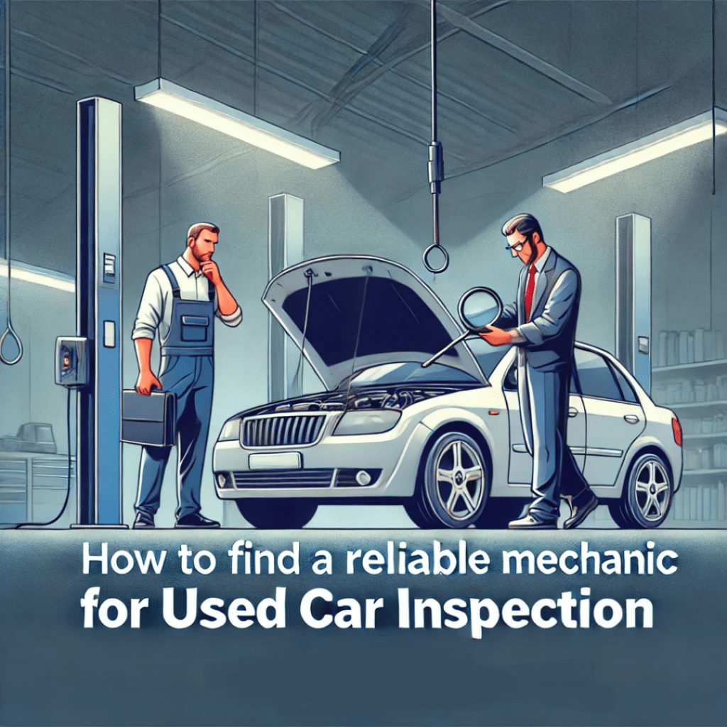 used car inspection mechanic