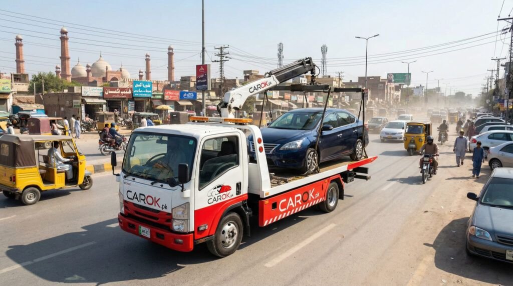24/7 towing service in Lahore