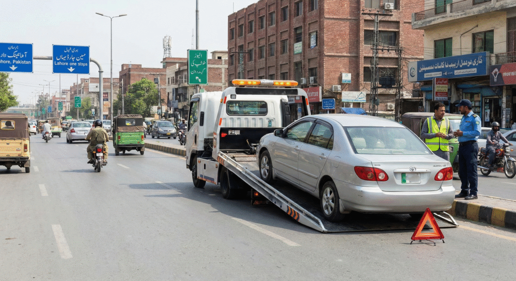 car towing service Lahore