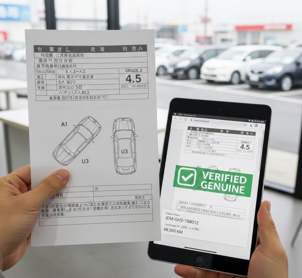 Auction Sheet Verification Free Online