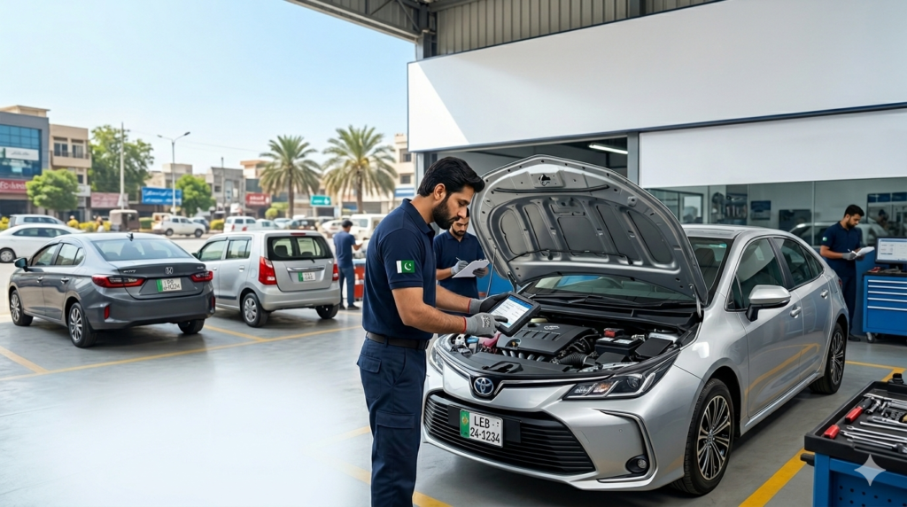 car inspection Lahore