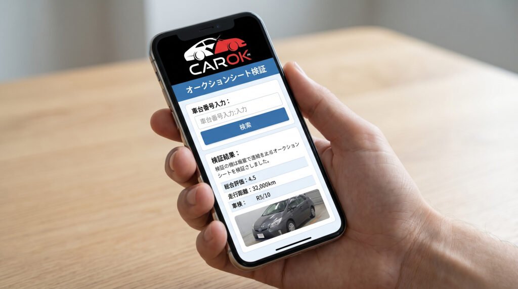 online auction sheet verification by chassis number Pakistan