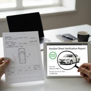 Auction Sheet Verification Free Online